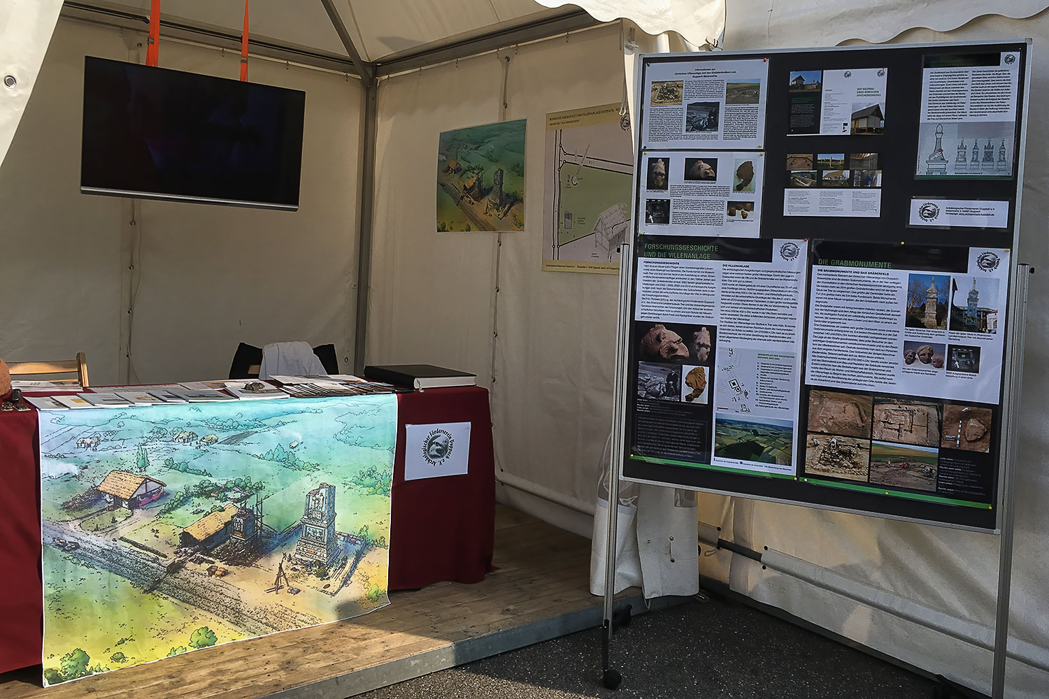 Stand beim Ehrenamtstag in Bad Hönningen